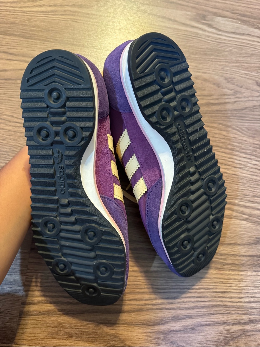 adidas SL 72 OG sneakers in a distinct purple and yellow colorway - Picture 5 of 8
